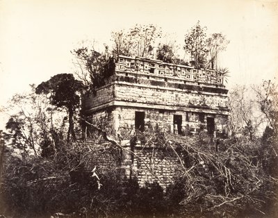 A prisão, em Chichen-Itza, 1857-89. de Désiré Charnay