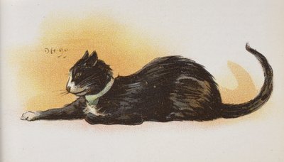 Um gato. de Dudley Hardy