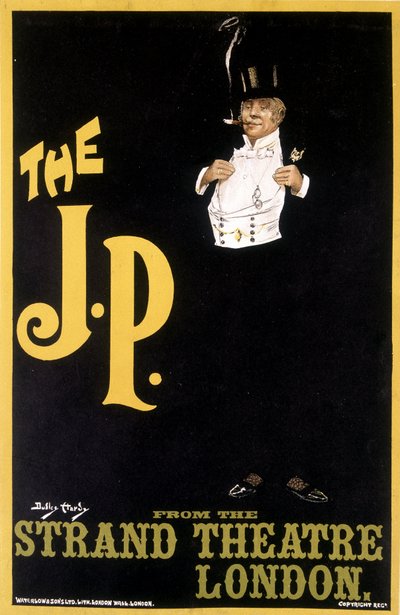 O J.P.: Stylish Man - Poster para Strand Theatre London, de Durley Hardy de Dudley Hardy
