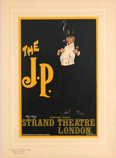 O J.P. do Strand Theatre Londres, 1898. de Dudley Hardy