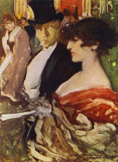 A peça é a Coisa (Langham Sketch) (cor litho) de Dudley Hardy