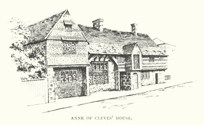 Casa de Ana de Cleves (litografia) de Duncan Moul