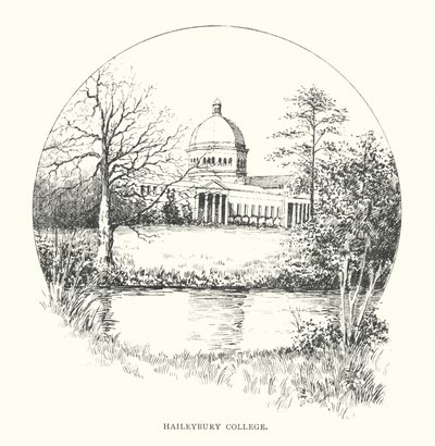 Haileybury College (litografia) de Duncan Moul