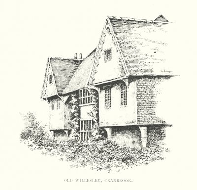 Old Willesley, Cranbrook (litografia) de Duncan Moul