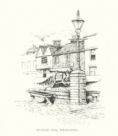 Russian Gun, Maidstone (litografia) de Duncan Moul