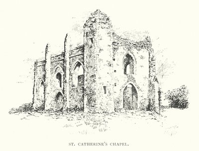 Capela de Santa Catarina (litografia) de Duncan Moul