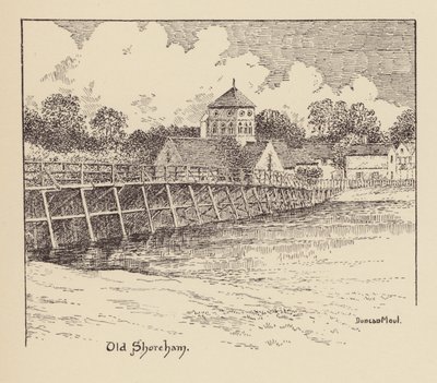 Sussex: Old Shoreham (litografia) de Duncan Moul