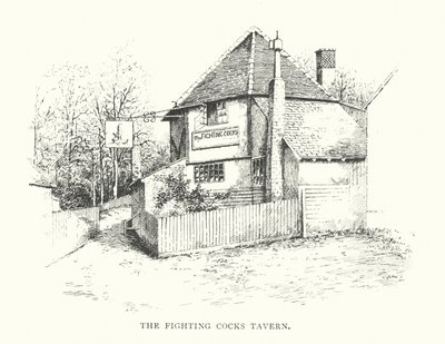 Taberna "The Fighting Cocks" (litografia) de Duncan Moul