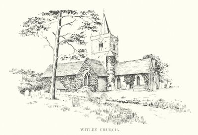 Igreja de Witley (litografia) de Duncan Moul
