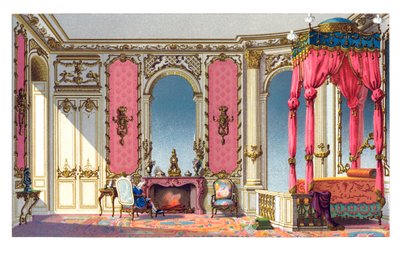 Um quarto para dormir, 1885 de Durin