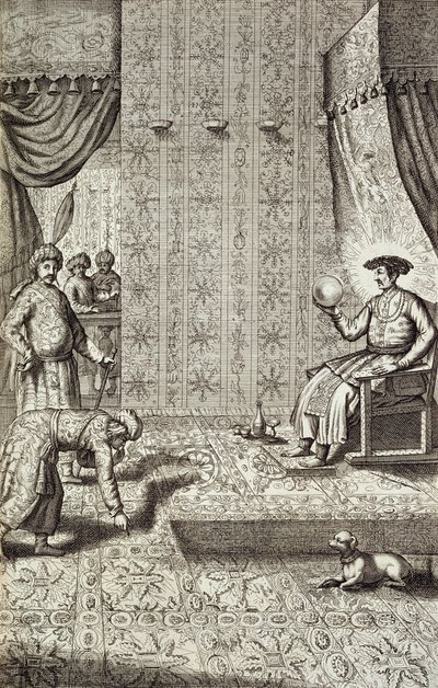 Embaixadores Chineses a um Governante Indiano, da China Ilustrado por Athanasius Kircher (1601-80) 1667 de Dutch School