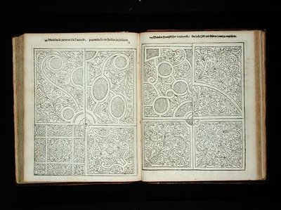 Parterres em estilo francês, de 