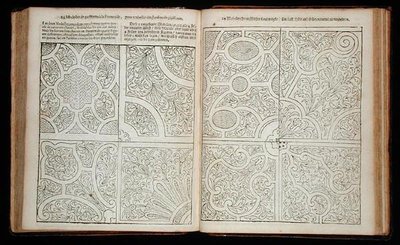 Parterres em estilo francês, de 