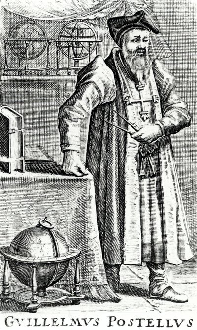 Guillaume Postellus, do século 17 de Dutch School