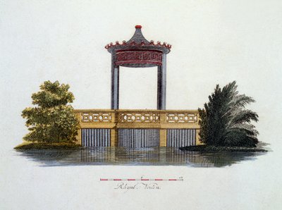 Ilustração da revista de gemas de jardim por G. van Laar, publicada em 1802 de Dutch School