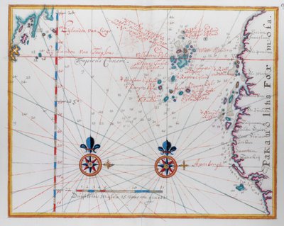 Mapa de Formosa (Taiwan) de Dutch School