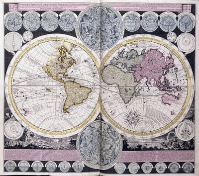 Mapa do mundo, c.1717 de Dutch School