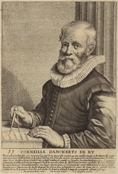 Retrato de Cornelis Danckerts de Ry de Dutch School