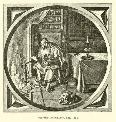 Cena de Houwelick, de Jacob Cats, 1625 de Dutch School