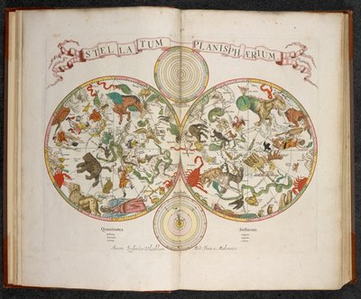 Stellatum Planisphaerium, Um planisfério com signos de Zodíaco de Dutch School