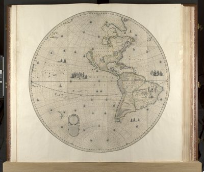 As Américas, Atlas Klencke, c.1660 (gravura) de Dutch School