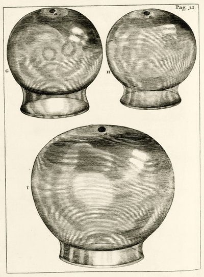 Vários ventosas, desde os exercícios práticos para curar método pelo Frederic Dekkers, 1694 de Dutch School