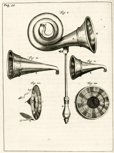 Vários aparelhos auditivos, desde os exercícios práticos para curar método pelo Frederic Dekkers, 1694 de Dutch School
