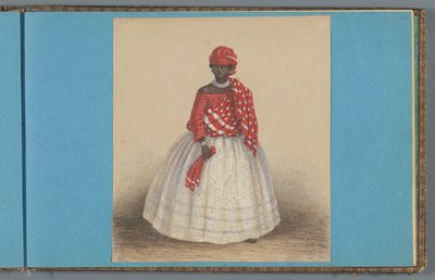 Mulher no Suriname, 1860 de Dutch School
