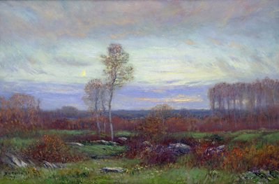 Noite de outono (óleo sobre tela) de Dwight William Tryon