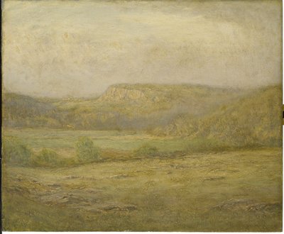 New England Hills, 1901 (óleo sobre painel de madeira) de Dwight William Tryon