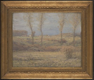 Manhã de Novembro (óleo sobre painel) de Dwight William Tryon