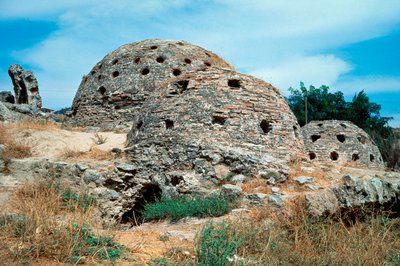 Domes de banhos (hammams) do século XIV de Dynasty Seljuq