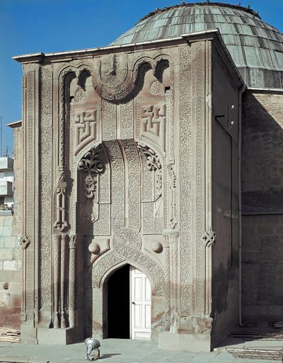 Vista da escola islâmica (1258) de Dynasty Seljuq