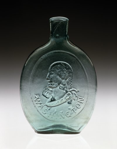 Frasco Figurado, c. 1847 (vidro sem chumbo) de Dyottville Glass Works