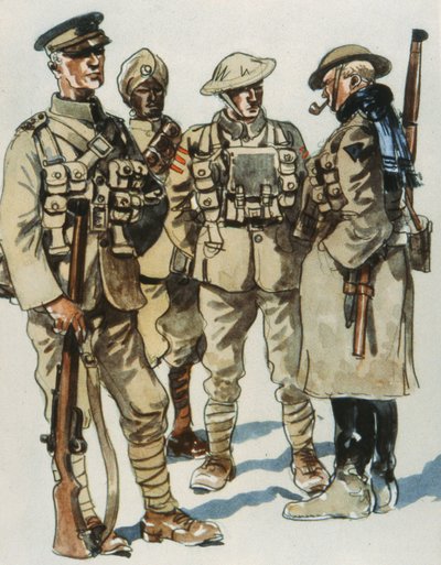 Uniformes de Campo do Exército Britânico de E. (after) Dobrich