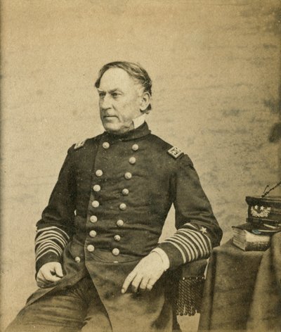 Vice-Almirante David Farragut (1801-70) c.1865 de E. Anthony