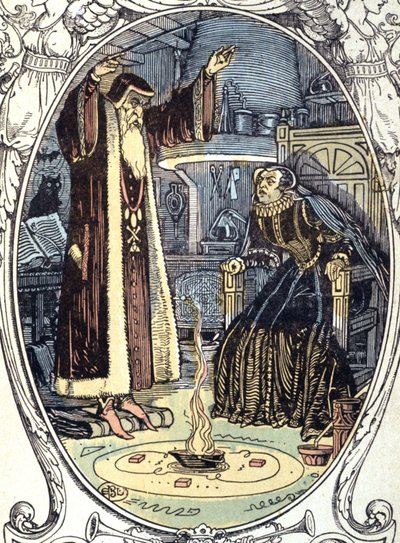 Catarina de Médicis e Cosimo Ruggieri de E. Blanche