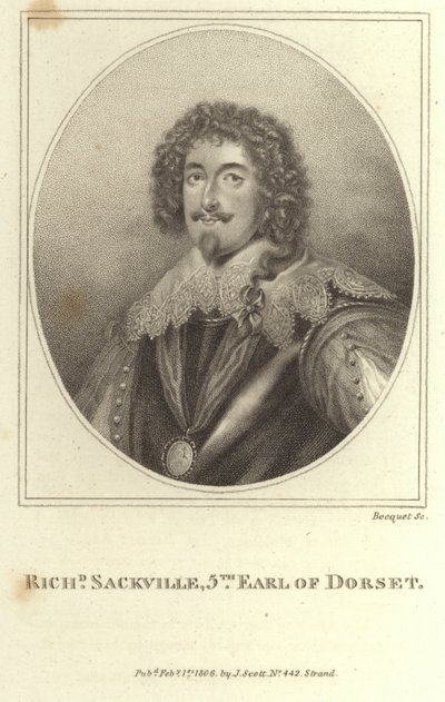 Richard Sackville o 5º Conde de Dorset de E. Bocquet