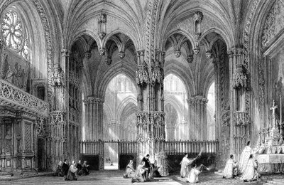A Catedral de Lyon, França, século XIX. de E. Challis