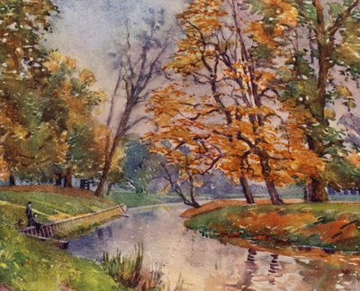 Eton: Olhar dos colegas, a Bancada do Sexto Formulário e os Campos de Jogo (cor litho) de E. D. Brinton
