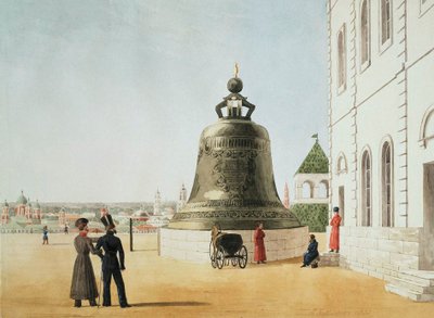 O Sino do Czar no Kremlin de Moscou, 1838. de E. Gilbertson