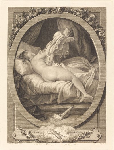 A camisa removida de E. Guersant after Jean Honoré Fragonard