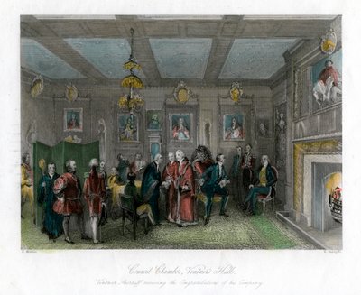 Câmara do Conselho, Vintners Hall, cidade de Londres. de E. Redclyffe