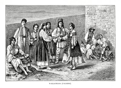 Wallachians, 1879. de Etienne Antoine Eugene Ronjat