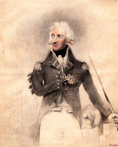 Horatio Nelson 1758-1805, 1º Visconde Nelson, 1837. de E Ryder