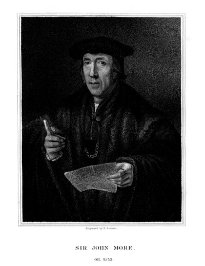 Sir John More, advogado inglês, 1826. de E. Scriven