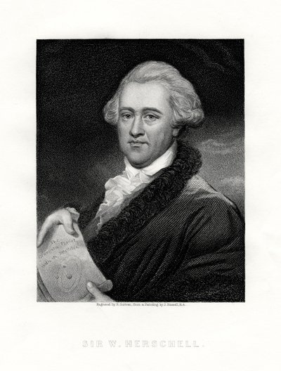 Sir Wilhelm Friedrich Herschel, astrônomo e compositor britânico nascido na Alemanha, século XIX. de E. Scriven