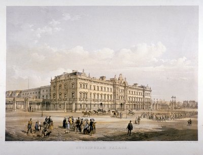 Palácio de Buckingham, Londres, 1852 de E Walker