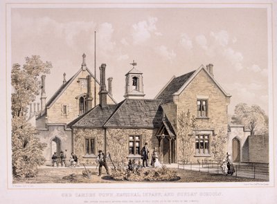 Escola Dominical de Camden Town, Londres, c1870 de E Walker