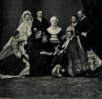 A Royal Family Group, 10 de março de 1863, c1897. de E. and S. Woodbury